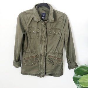 Gap Army Green Utility Jacket